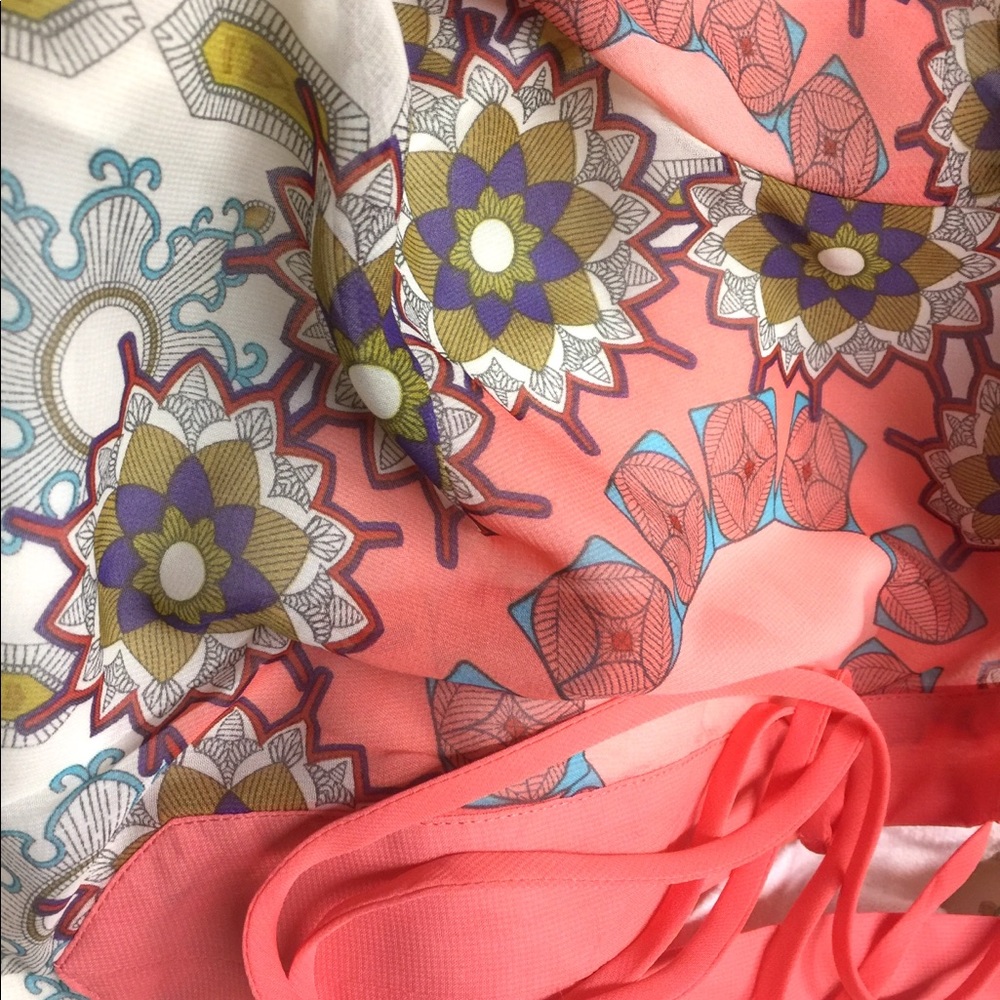 🌟HOST PICK🌟 🦋NWOT SAPPHIRE SILHOU Multicolor Blouse - Picture 5 of 8